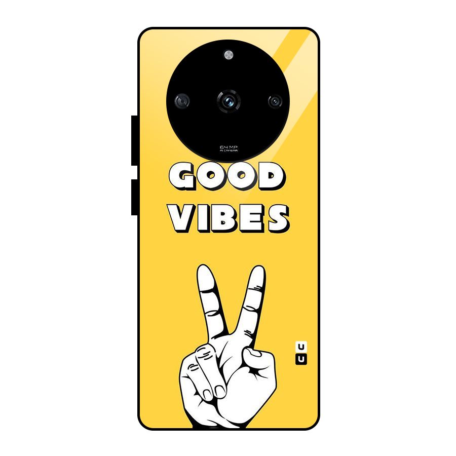 Good Vibes Victory Glass Back Case for Realme Narzo 60 5G