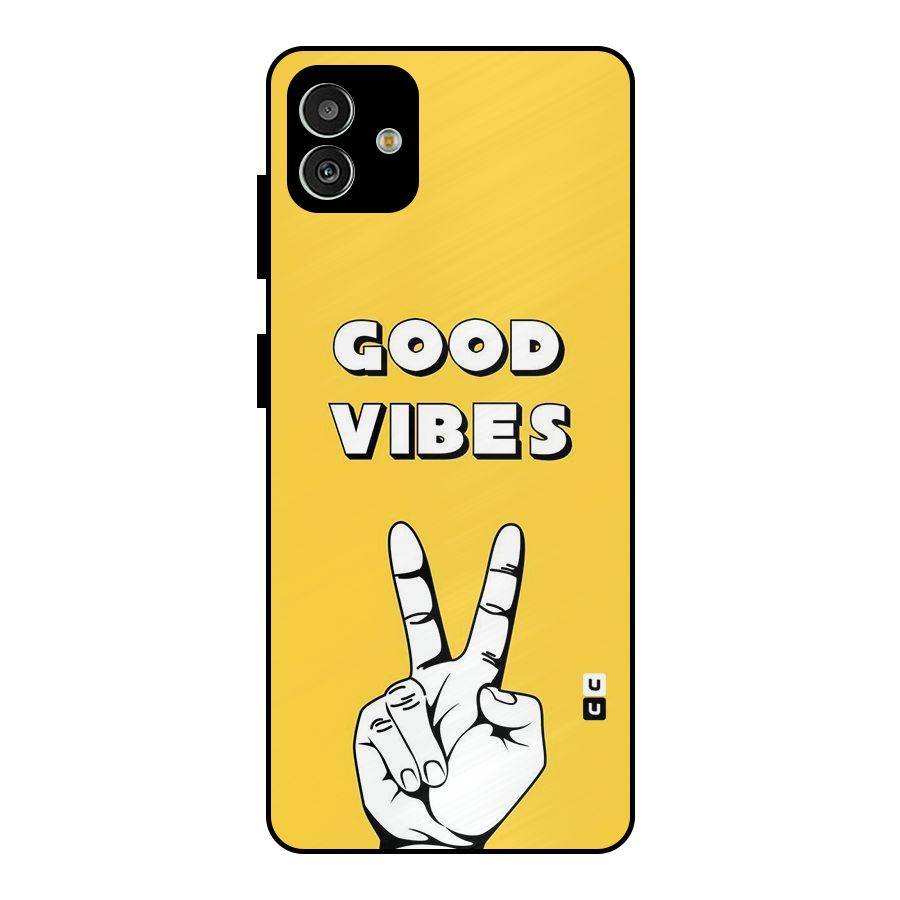 Good Vibes Victory Metal Back Case for Galaxy M13 5G