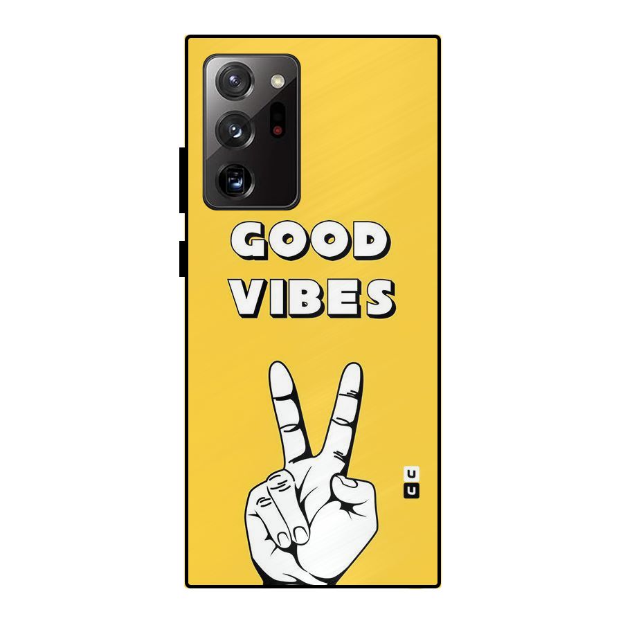 Good Vibes Victory Metal Back Case for Galaxy Note 20 Ultra