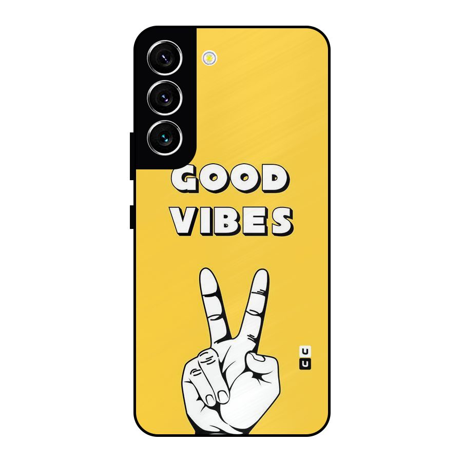 Good Vibes Victory Metal Back Case for Galaxy S22 5G