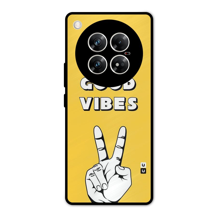Good Vibes Victory Metal Back Case for Infinix Zero 40 5G
