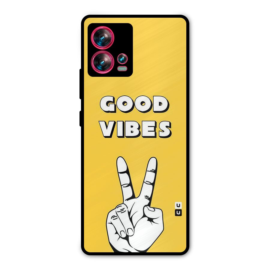 Good Vibes Victory Metal Back Case for Motorola Edge 30 Fusion