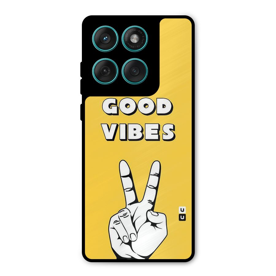 Good Vibes Victory Metal Back Case for Motorola Edge 60 Fusion