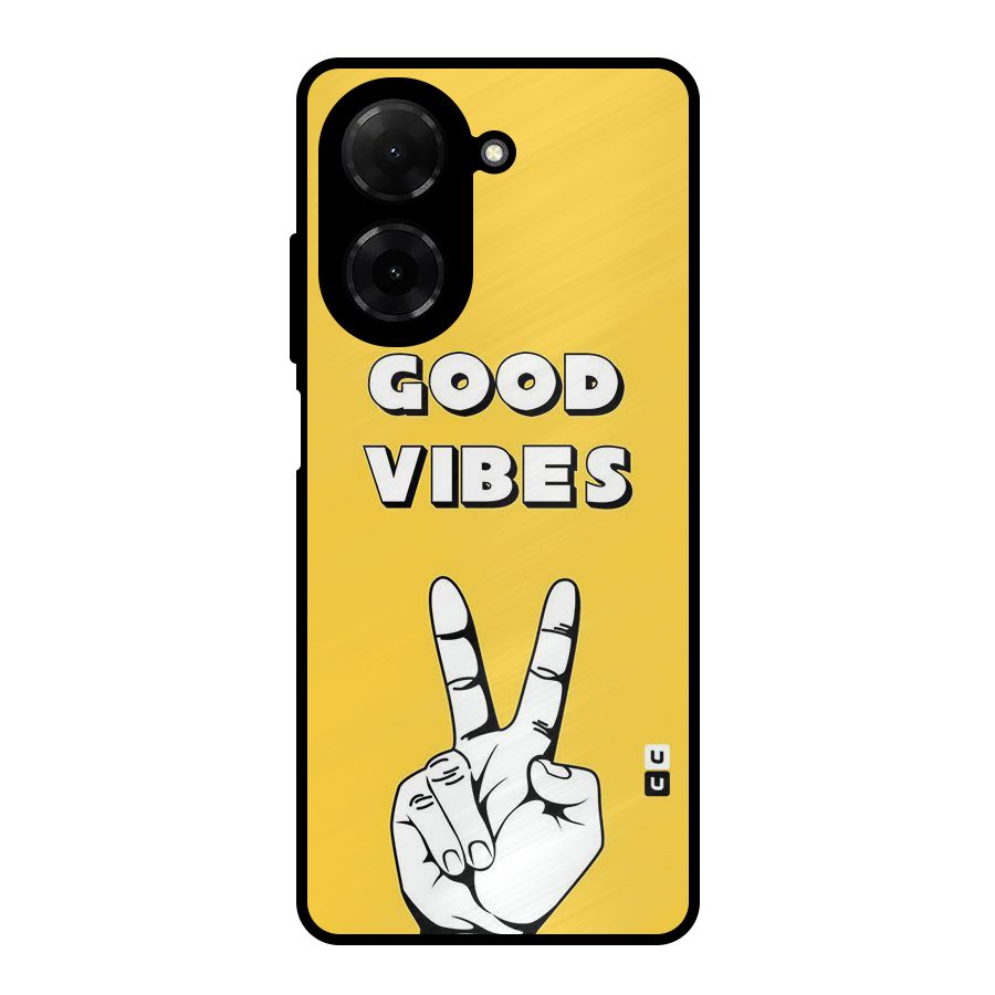 Good Vibes Victory Metal Back Case for Poco C71