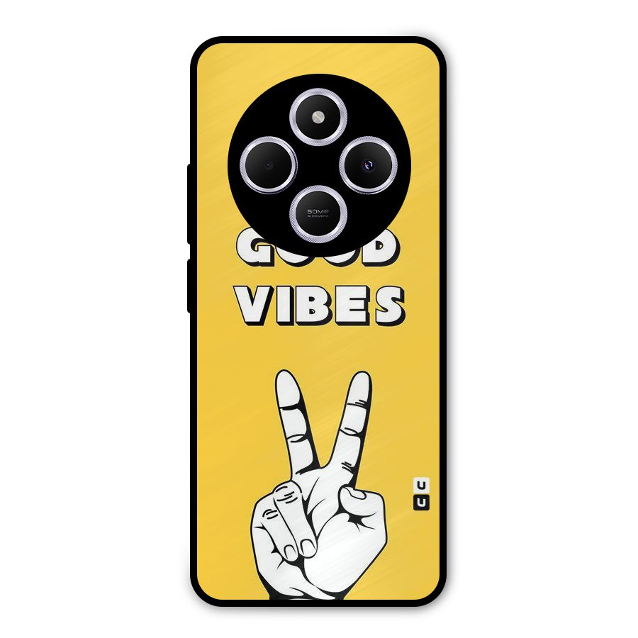 Good Vibes Victory Metal Back Case for Poco C75 5G
