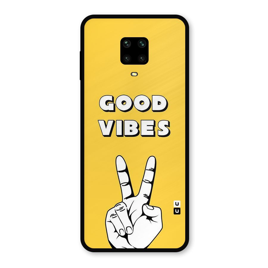 Good Vibes Victory Metal Back Case for Poco M2