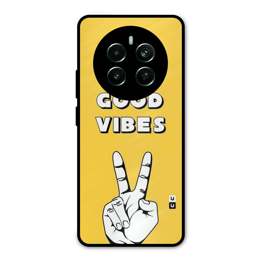 Good Vibes Victory Metal Back Case for Realme 12 Pro Plus