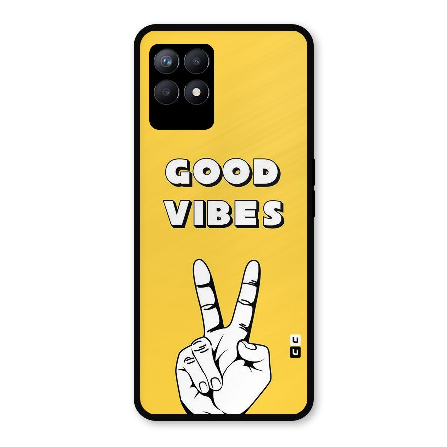 Good Vibes Victory Metal Back Case for Realme Narzo 50