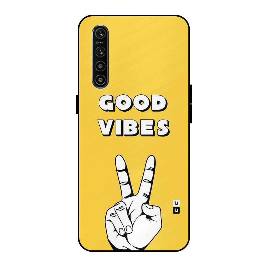Good Vibes Victory Metal Back Case for Realme XT