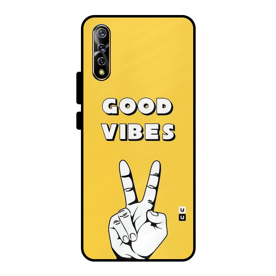 Good Vibes Victory Metal Back Case for Vivo S1