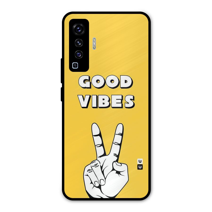 Good Vibes Victory Metal Back Case for Vivo X50