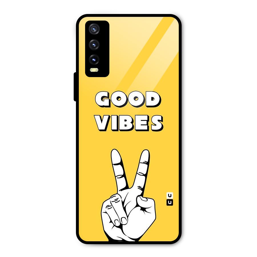 Good Vibes Victory Metal Back Case for Vivo Y20