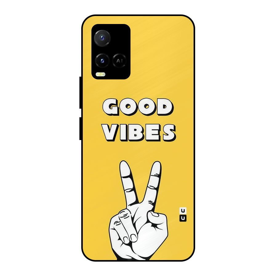 Good Vibes Victory Metal Back Case for Vivo Y21