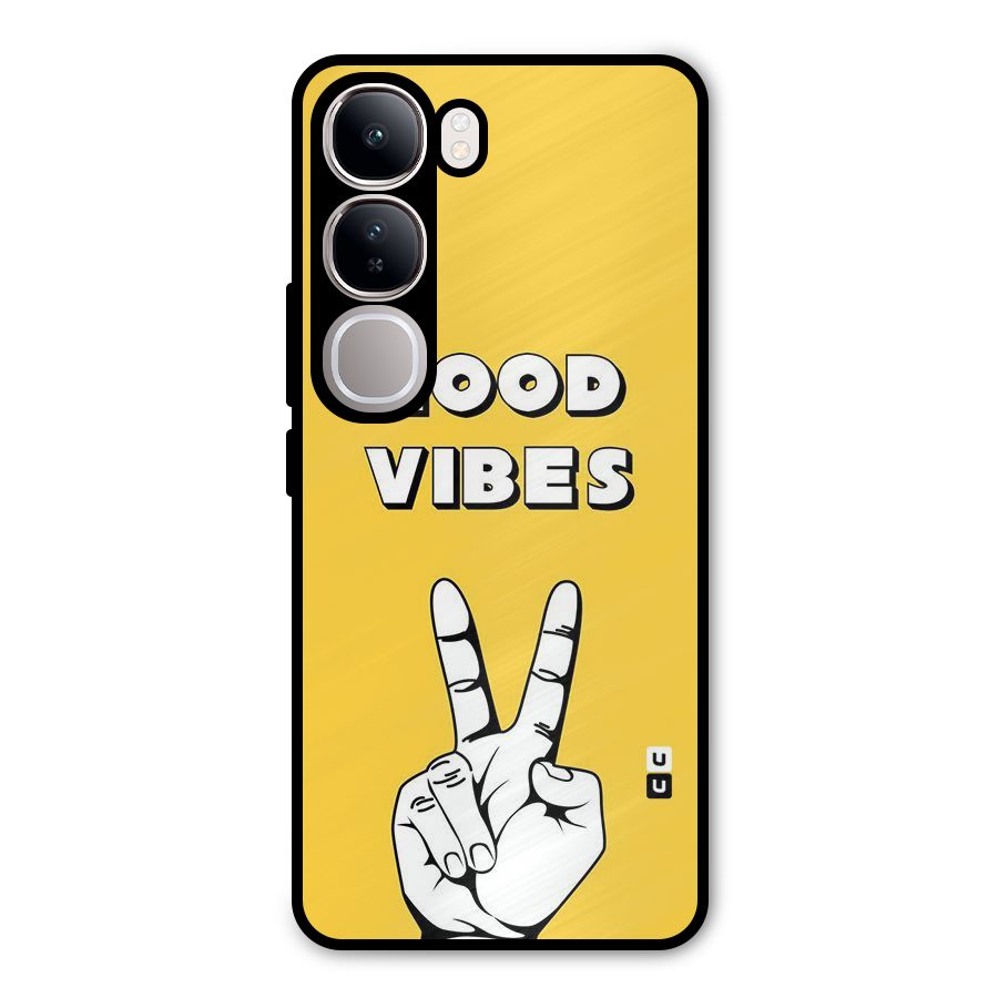 Good Vibes Victory Metal Back Case for Vivo Y300