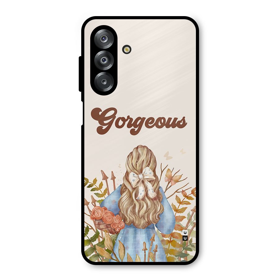 Gorgeous Girl Metal Back Case for Galaxy A26