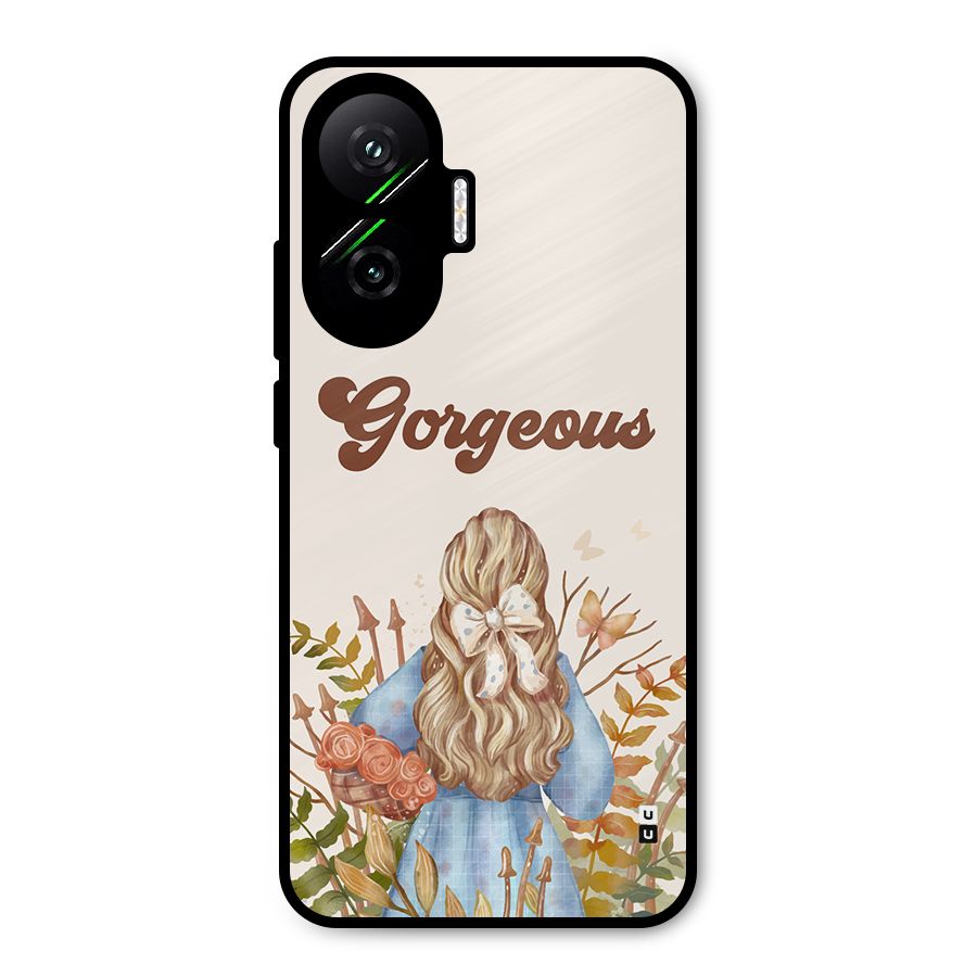 Gorgeous Girl Metal Back Case for Poco F7