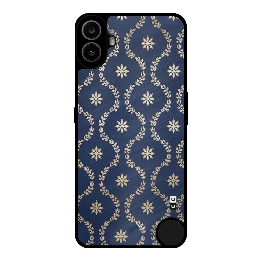 Gorgeous Gold Leaf Pattern Metal Back Case for Nothing CMF Phone 1