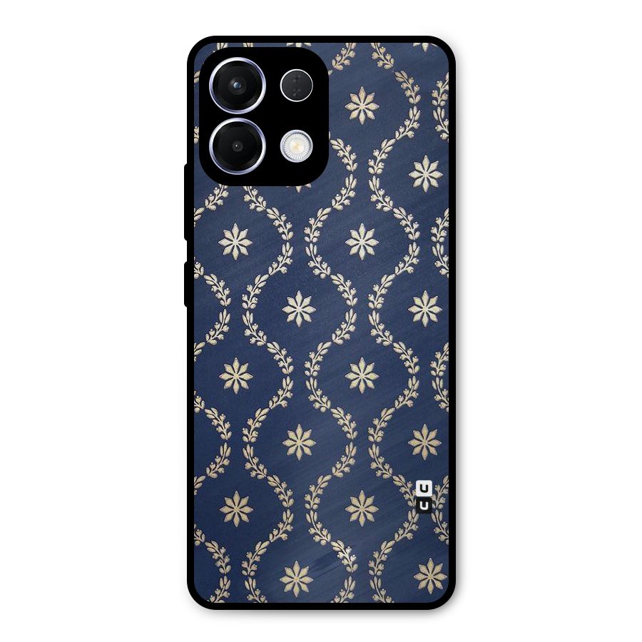 Gorgeous Gold Leaf Pattern Metal Back Case for Oppo K13