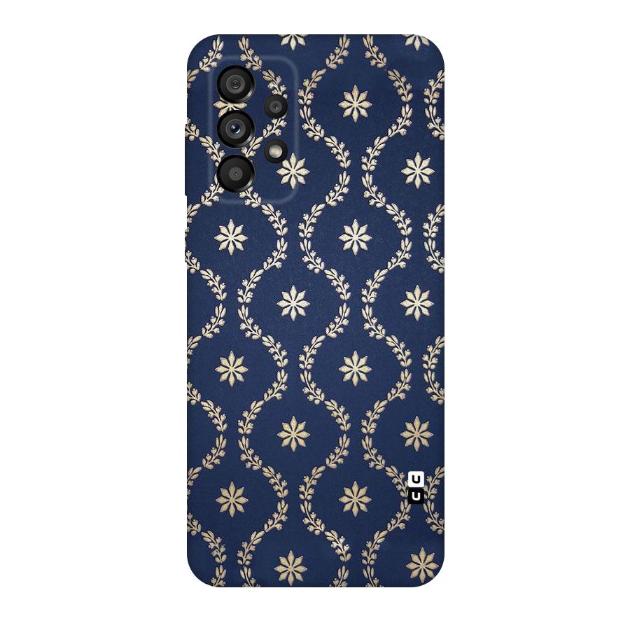 Gorgeous Gold Leaf Pattern Original Polycarbonate Back Case for Galaxy A73 5G