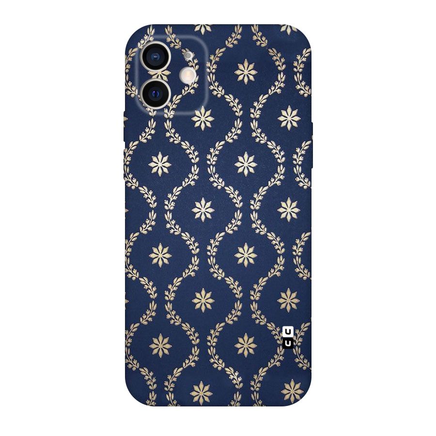 Gorgeous Gold Leaf Pattern Original Polycarbonate Back Case for iPhone 12