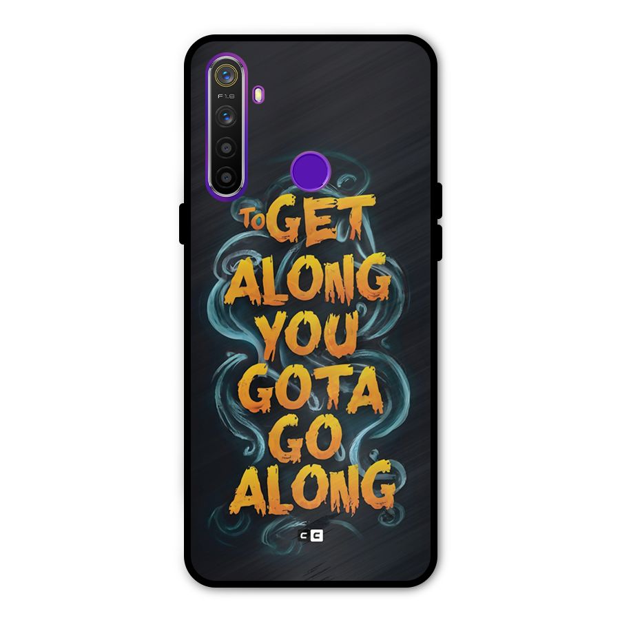 Gota Go Along Glass Back Case for Realme 5s