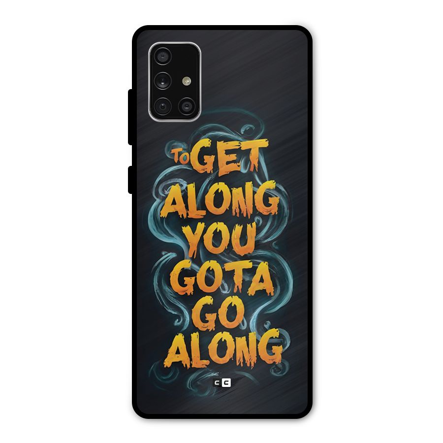 Gota Go Along Metal Back Case for Galaxy A71