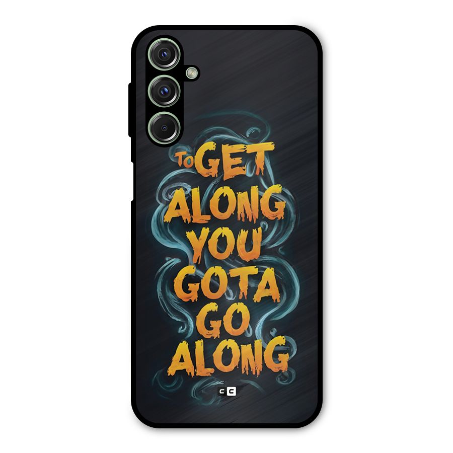 Gota Go Along Metal Back Case for Galaxy F34