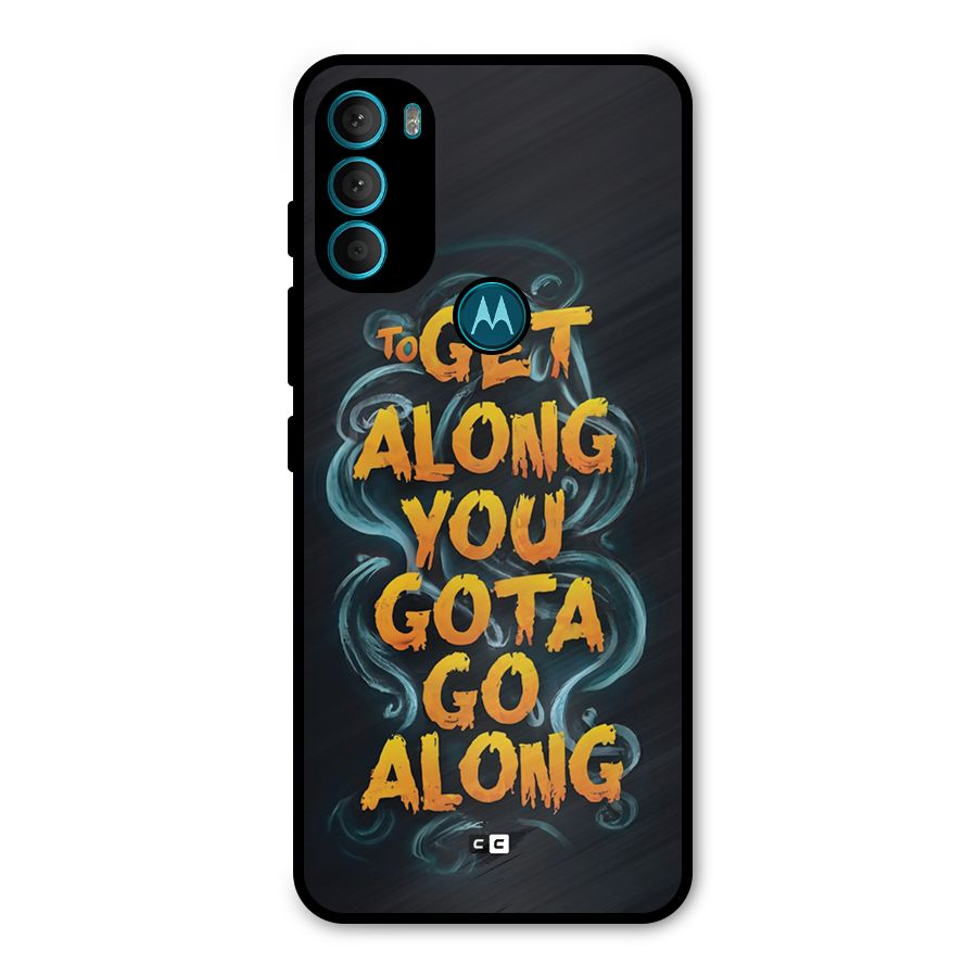 Gota Go Along Metal Back Case for Moto G71 5G