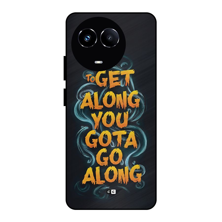 Gota Go Along Metal Back Case for Realme 11X