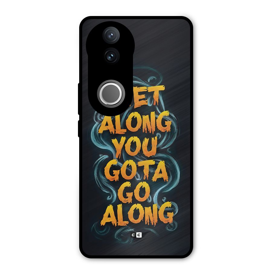 Gota Go Along Metal Back Case for Vivo V50e