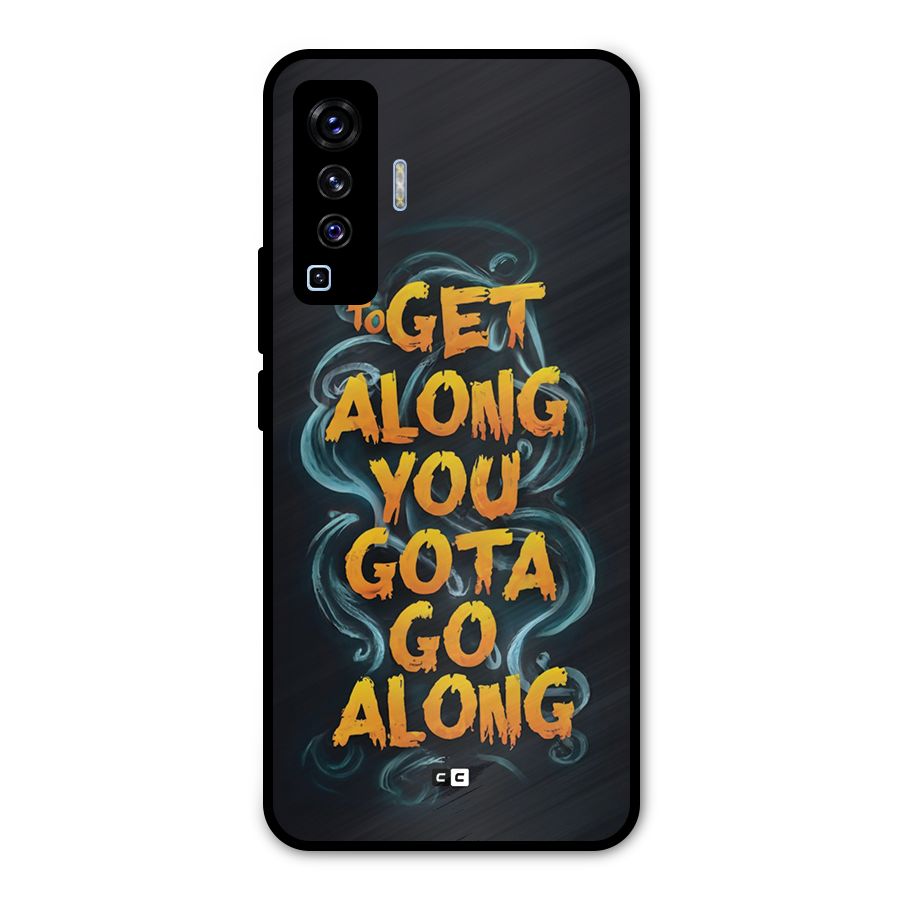 Gota Go Along Metal Back Case for Vivo X50