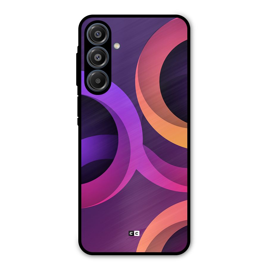 Gradient Rings Metal Back Case for Galaxy A16 5G