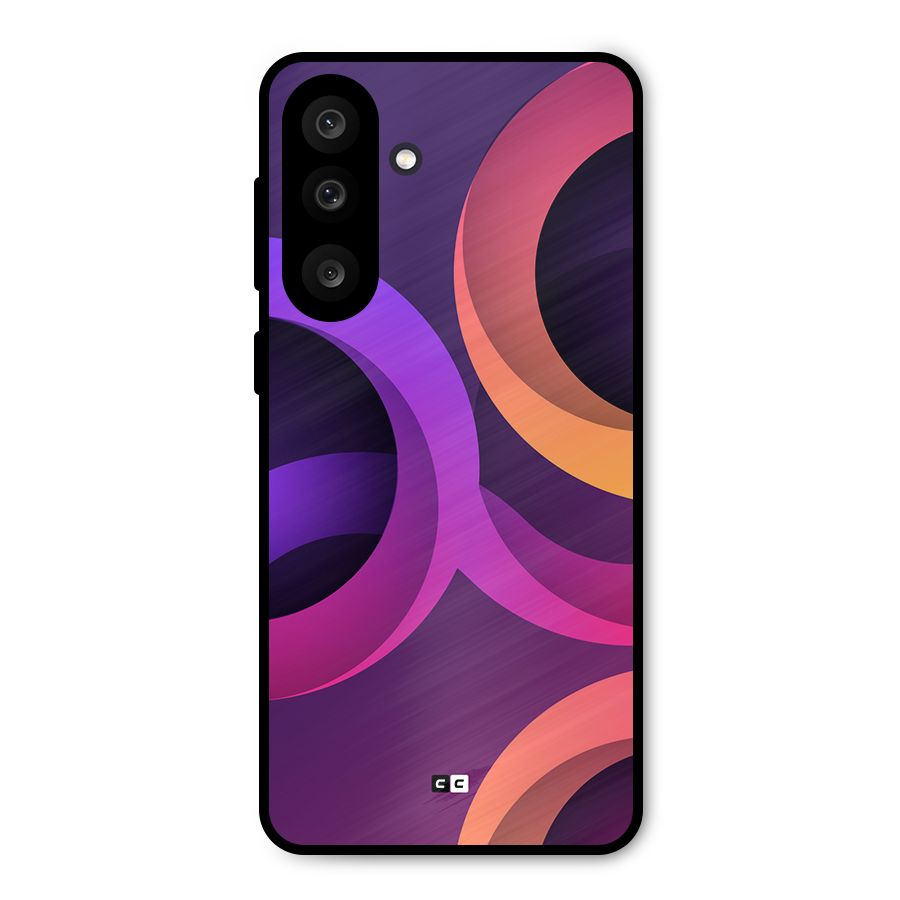 Gradient Rings Metal Back Case for Galaxy M56