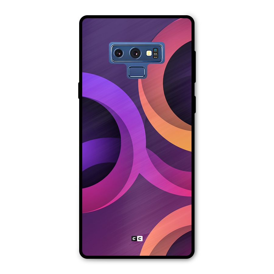 Gradient Rings Metal Back Case for Galaxy Note 9