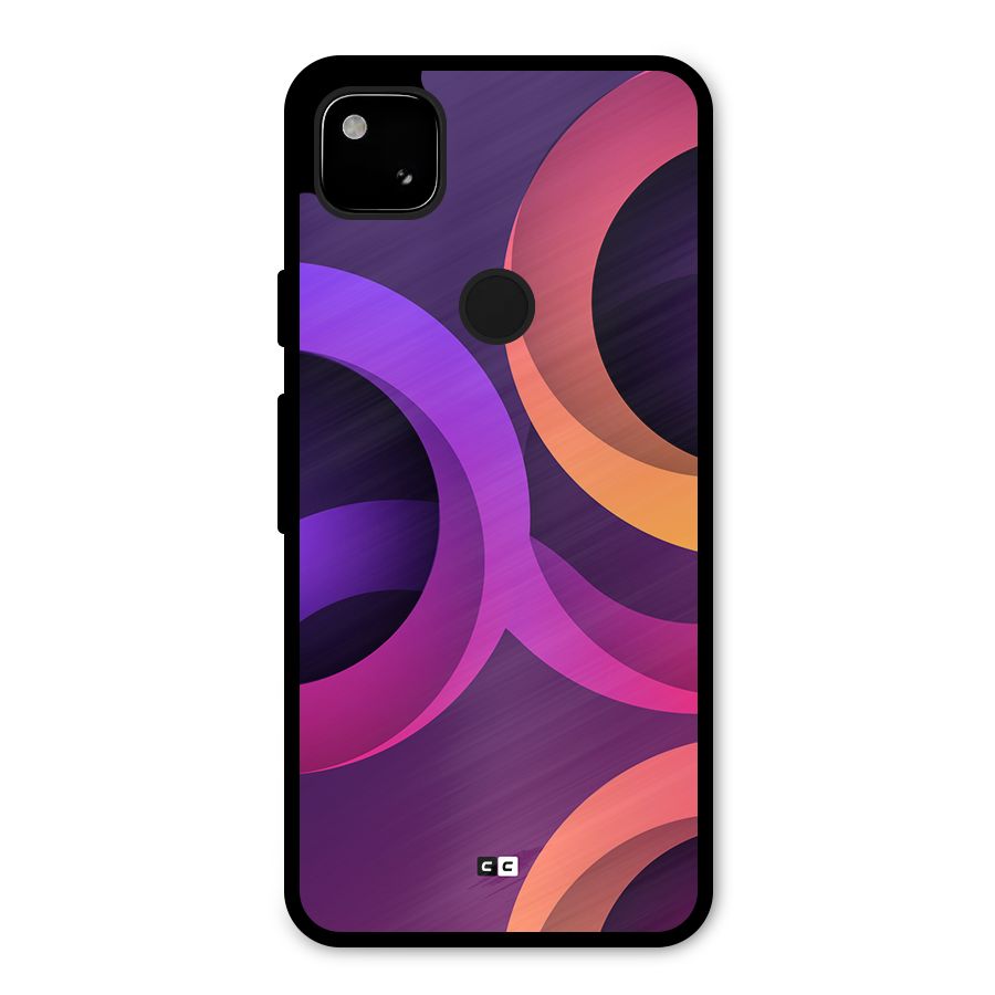 Gradient Rings Metal Back Case for Google Pixel 4a