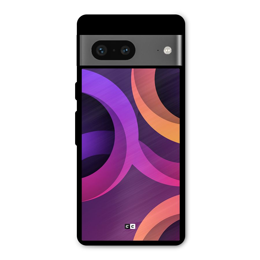 Gradient Rings Metal Back Case for Google Pixel 7