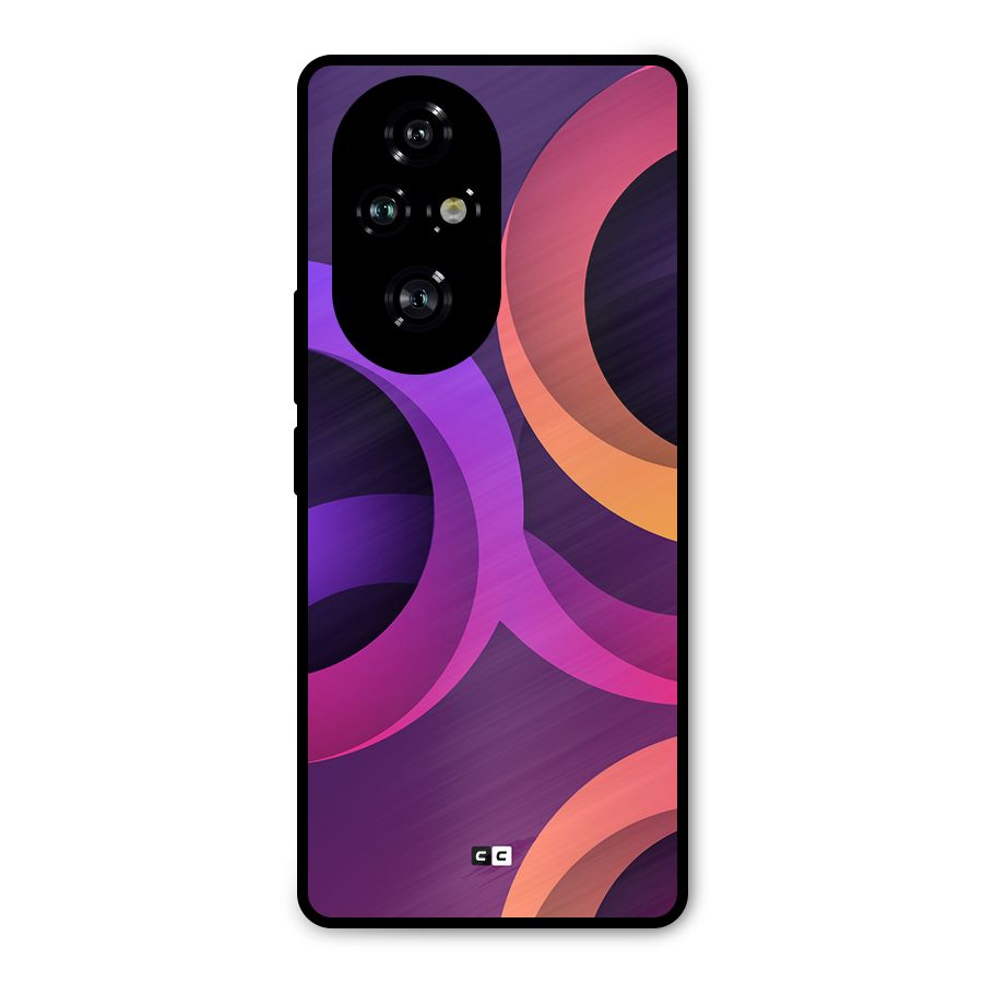 Gradient Rings Metal Back Case for Honor 200 Pro