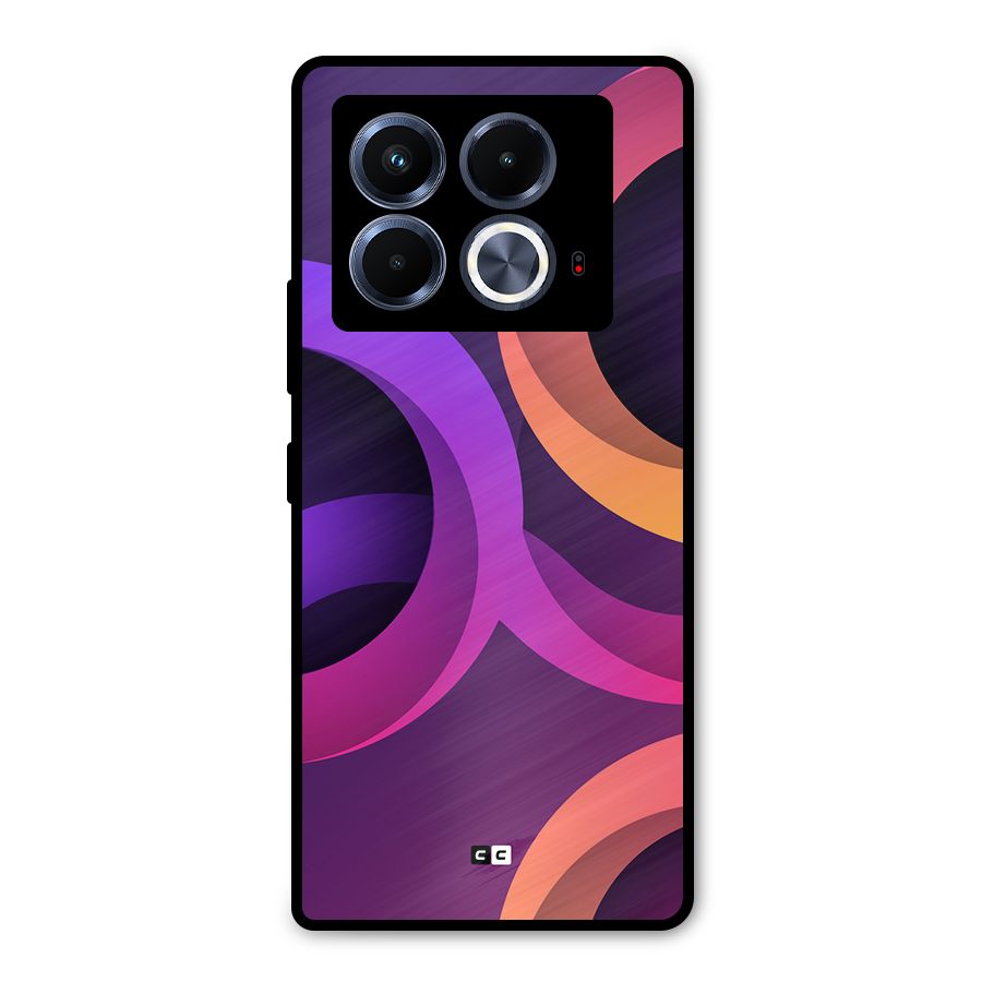 Gradient Rings Metal Back Case for Infinix Note 40 5G