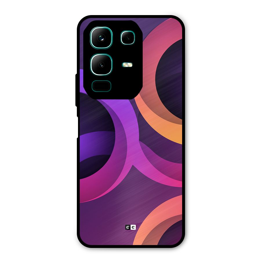 Gradient Rings Metal Back Case for Infinix Note 50x