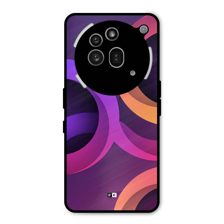 Gradient Rings Metal Back Case for Nothing Phone 3a Pro