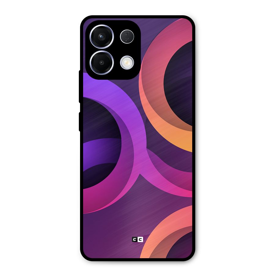 Gradient Rings Metal Back Case for Oppo K13