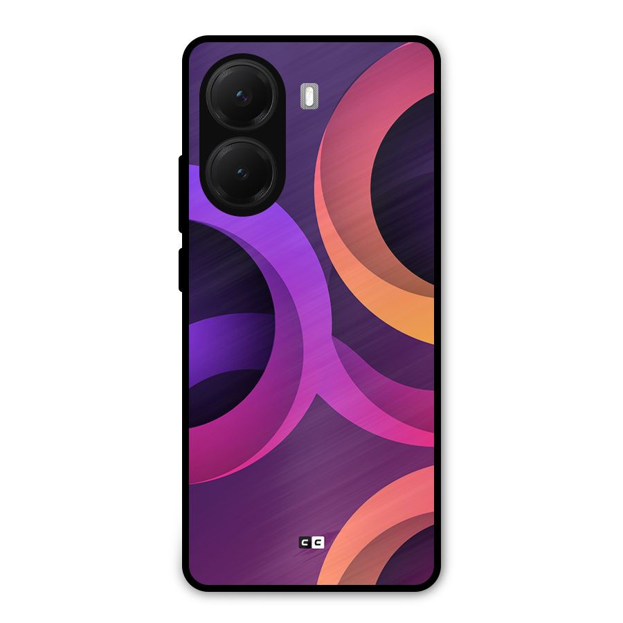 Gradient Rings Metal Back Case for Poco X7 Pro