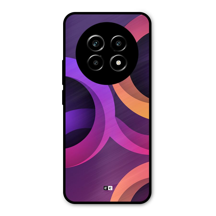 Gradient Rings Metal Back Case for Realme 14 Pro Lite