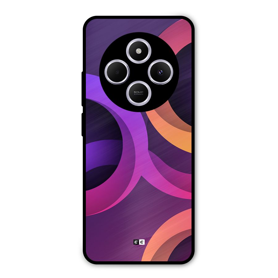 Gradient Rings Metal Back Case for Redmi A4