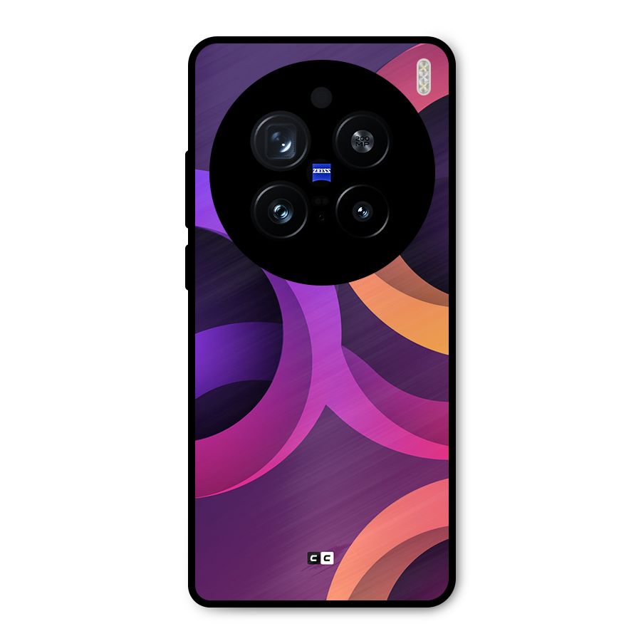 Gradient Rings Metal Back Case for Vivo X200 Pro