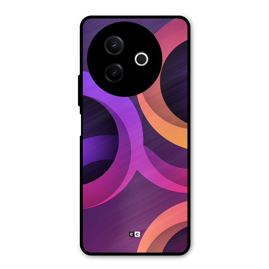 Gradient Rings Metal Back Case for Vivo Y39