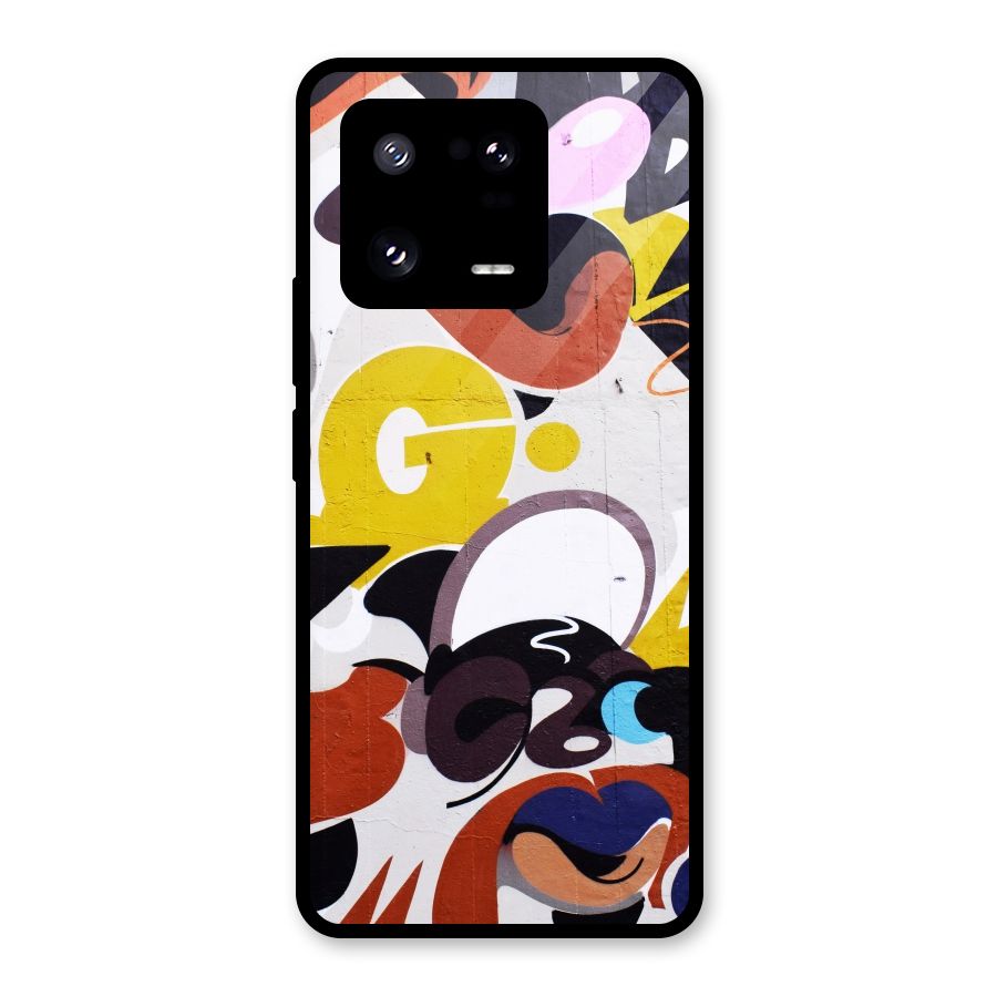 Graffiti Wall Glass Back Case for Xiaomi 13 Pro