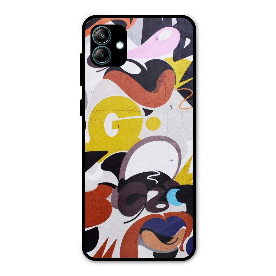 Graffiti Wall Metal Back Case for Galaxy A04
