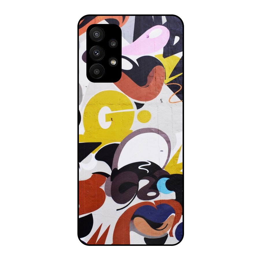 Graffiti Wall Metal Back Case for Galaxy A23