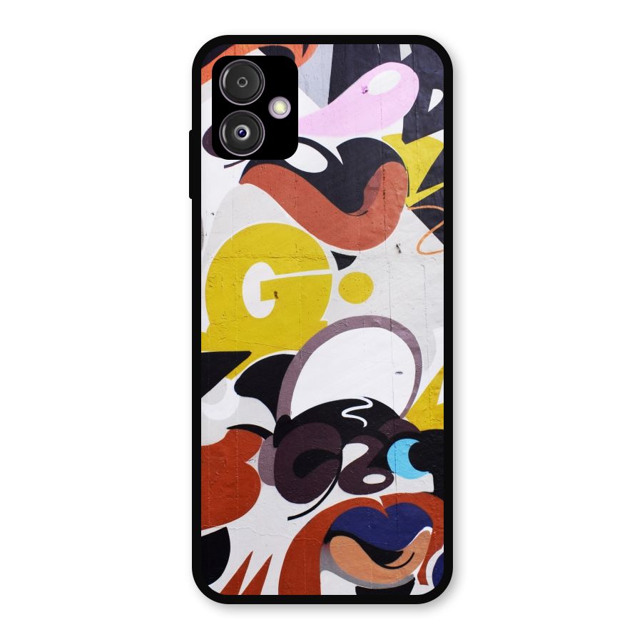 Graffiti Wall Metal Back Case for Galaxy F14